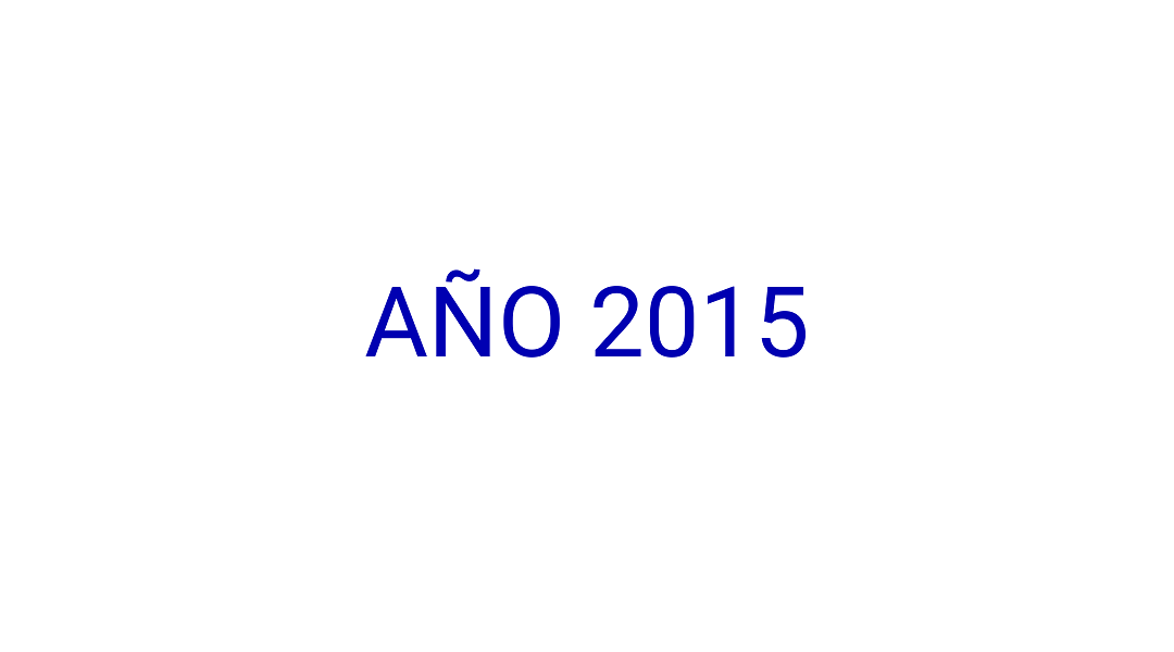 Año 2015