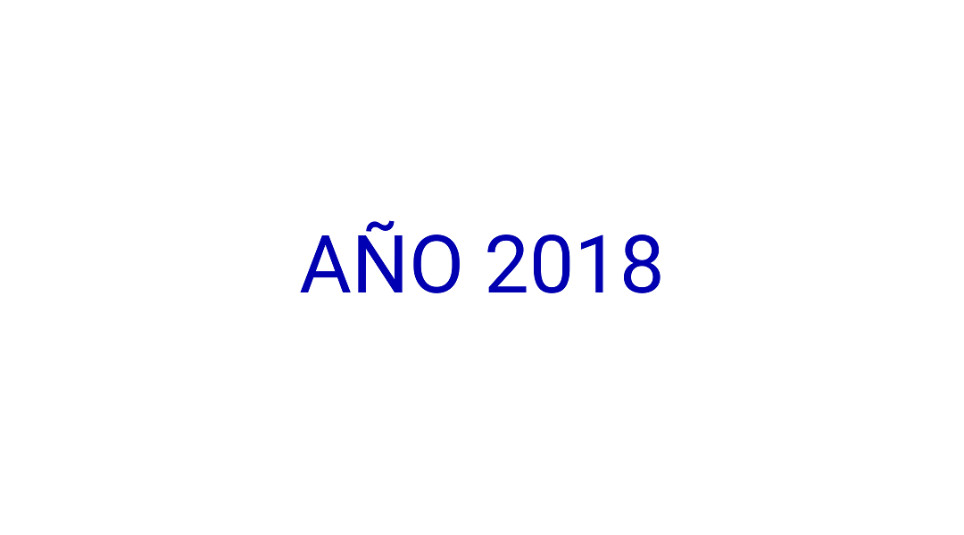 Año 2018